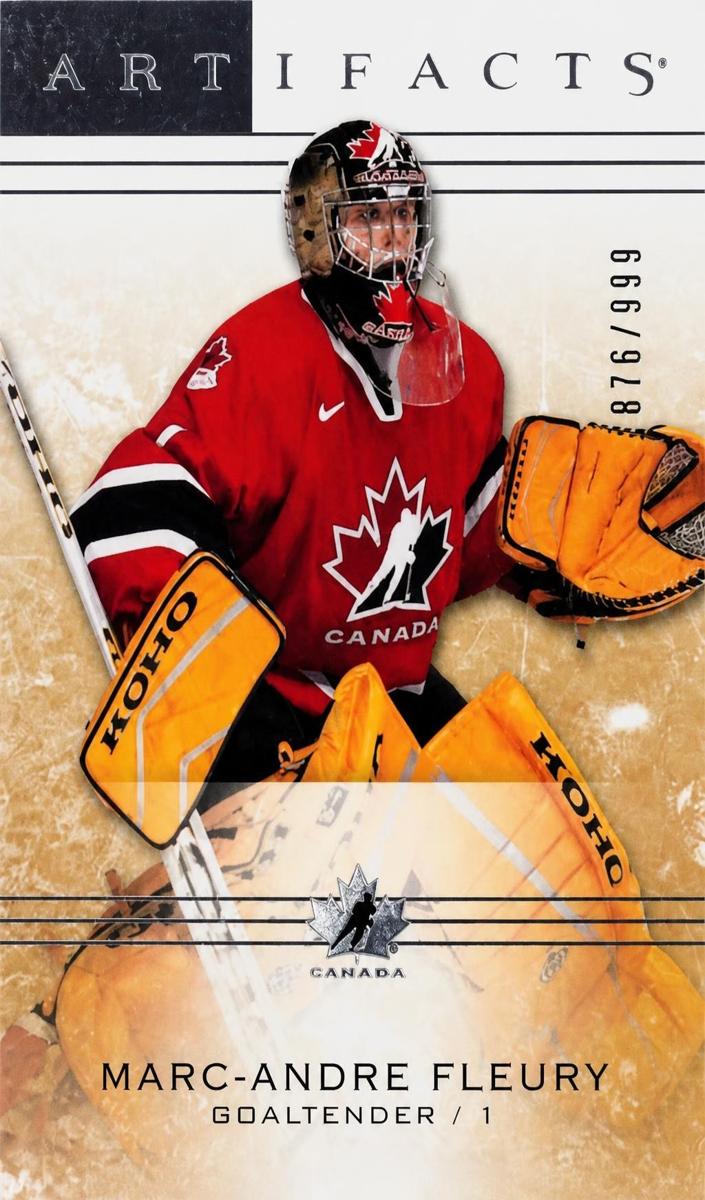 2014 Upper Deck Artifacts Marc-Andre Fleury [Ruby] #102 card