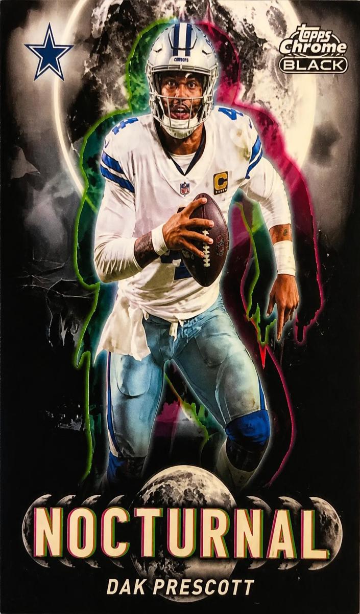 2025 Topps Chrome Black Nocturnal Dak Prescott #N-8 card