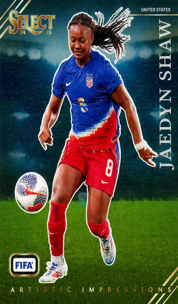 2024 Panini Select FIFA Jaedyn Shaw #14 card