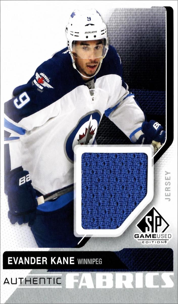 2014 SP Game Used Evander Kane #AF-EK card