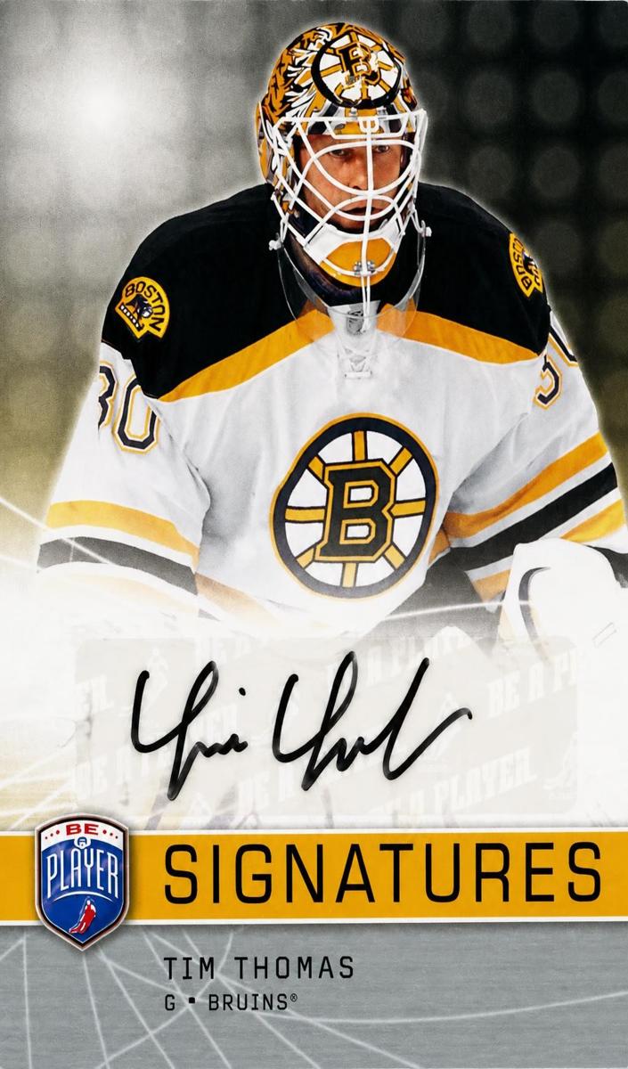 2008 Be A Player Tim Thomas #S-TT card