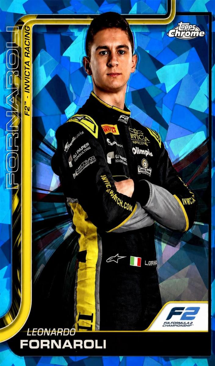 2025 Topps Chrome Sapphire F1 Leonardo Fornaroli #21 card