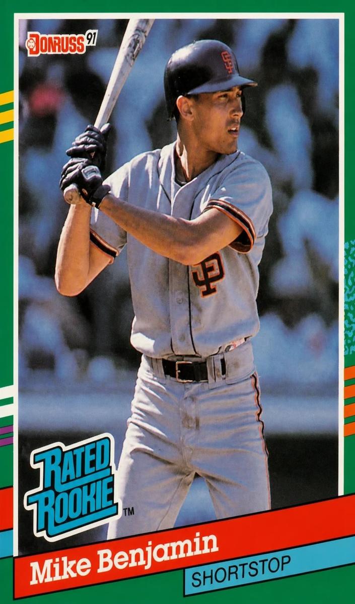 1991 Donruss Mike Benjamin #432 card