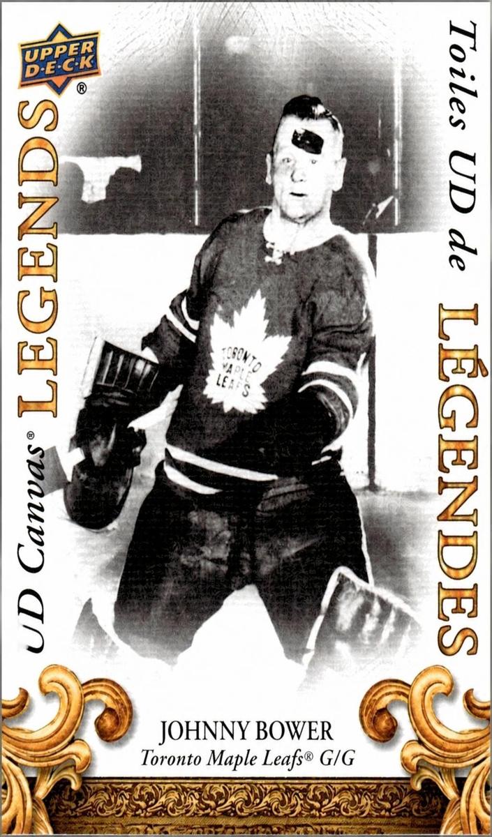 2023 Upper Deck Tim Hortons Legends Johnny Bower #CL-6 card