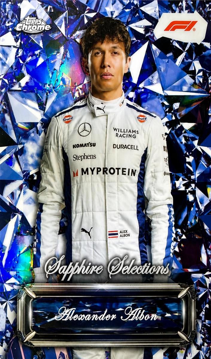 2025 Topps Chrome Sapphire Formula 1 Selections Alex Albon #SS-9 card