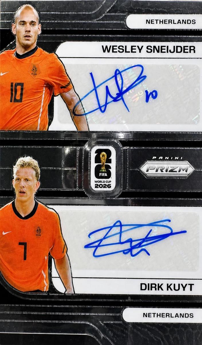 2026 Panini Prizm FIFA World Cup Dirk Kuyt / Wesley Sneijder #DS-WD card