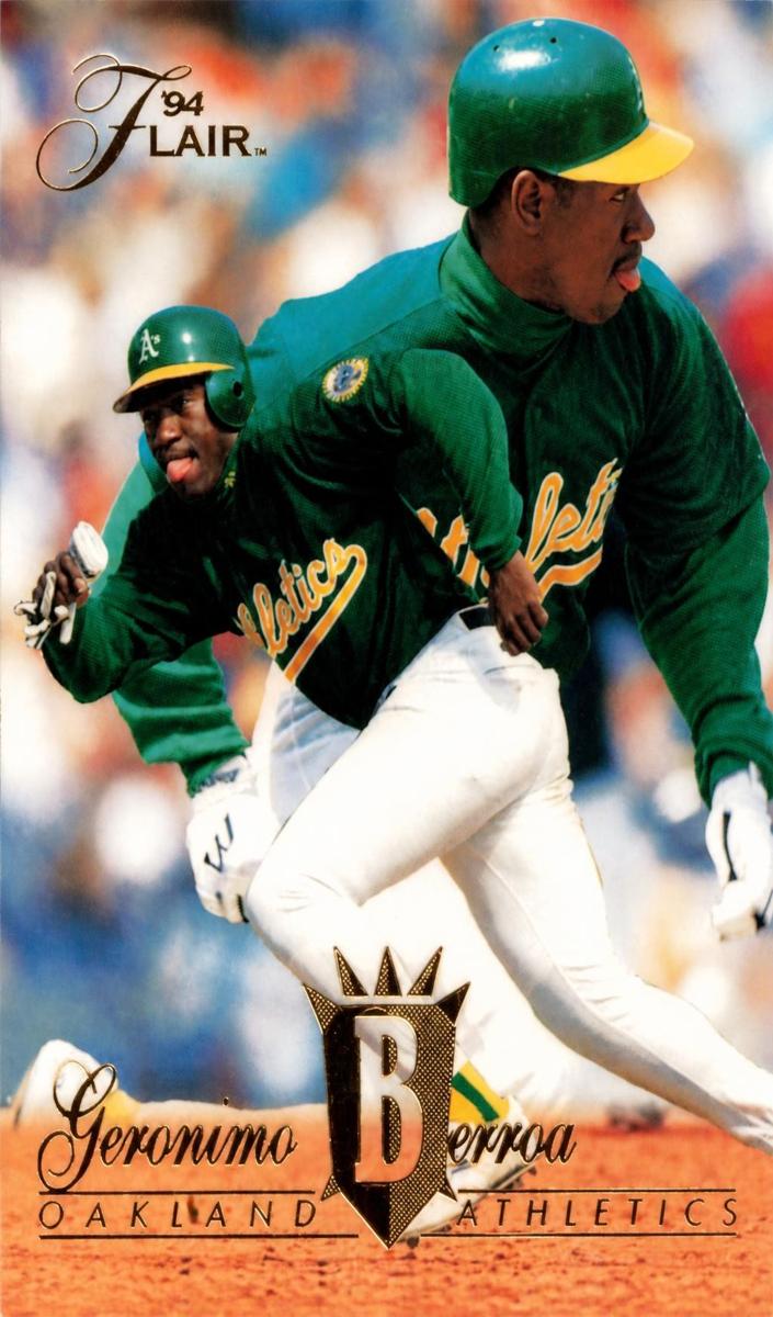 1994 Flair Geronimo Berroa #328 card