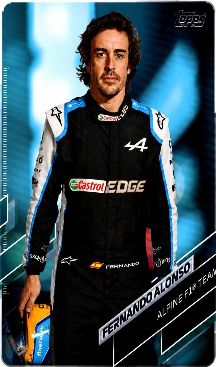 2021 Fernando Alonso [Checker Flag] #9