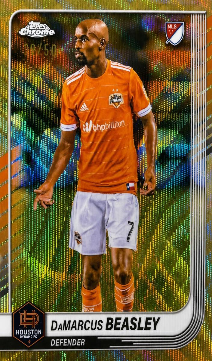 2025 DaMarcus Beasley [Gold Wave Refractor] #122