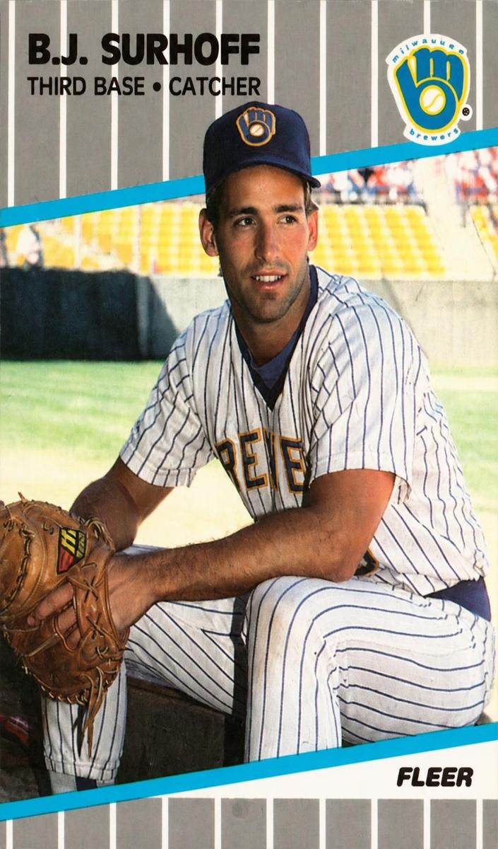 1989 Fleer B.J. Surhoff #197 card