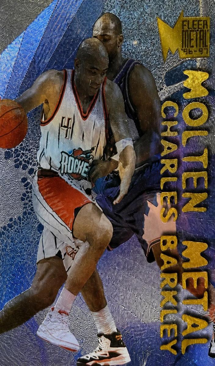 1996 Fleer Metal Charles Barkley #13 card