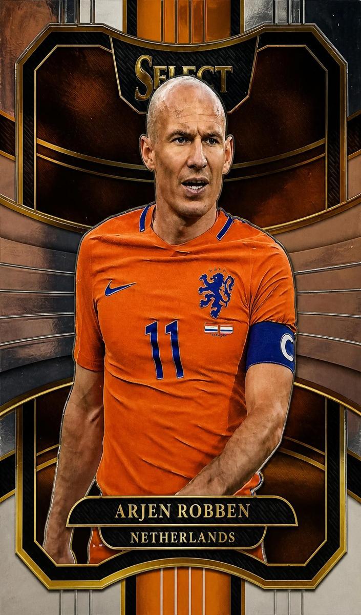 2017 Panini Select Arjen Robben [Silver] #15 card