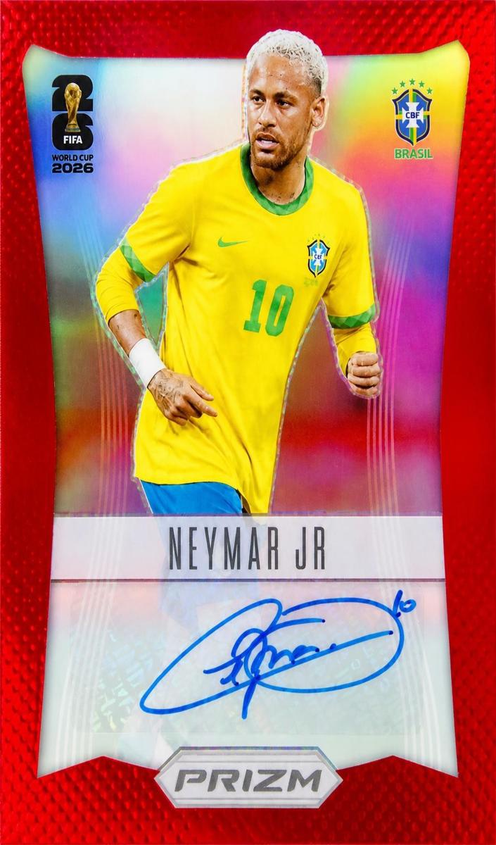 2026 Panini Prizm FIFA World Cup Neymar Jr [Red] #12-NJR card