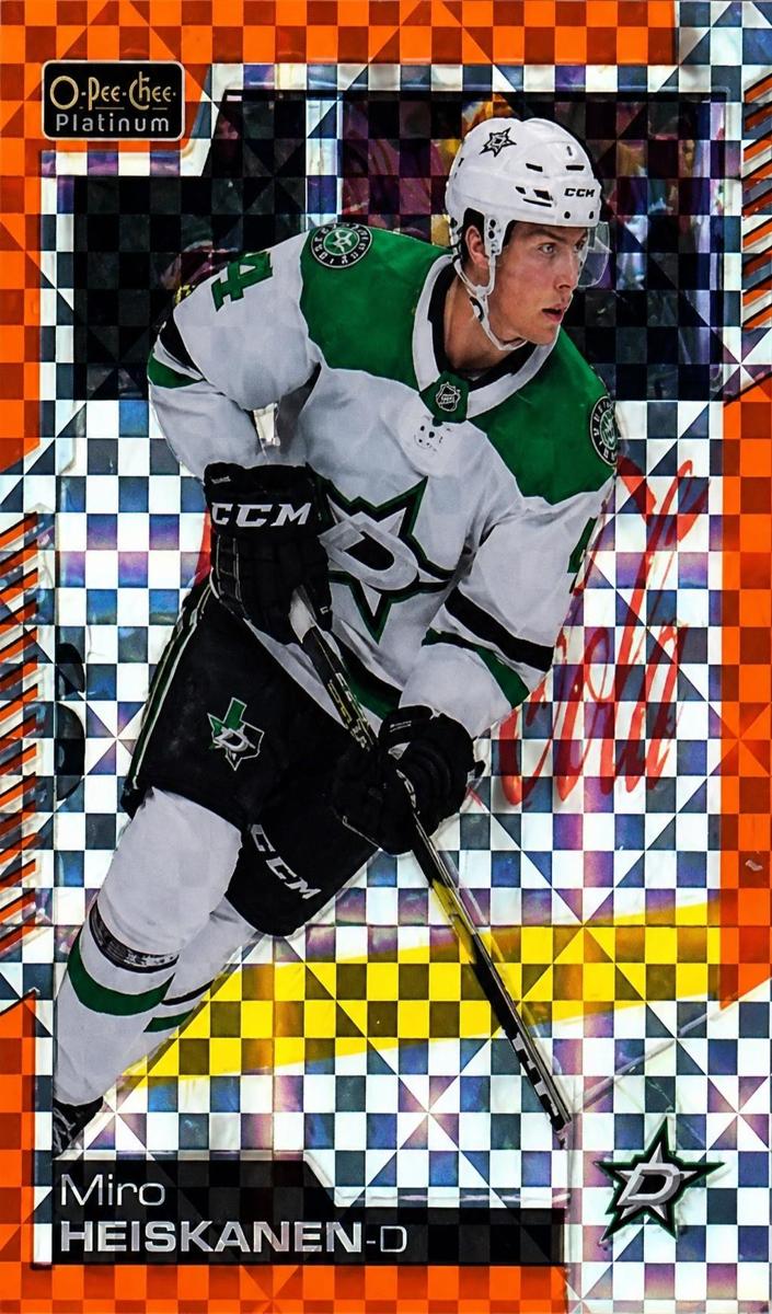 2020 O-Pee-Chee Platinum Miro Heiskanen [Rainbow] #44 card