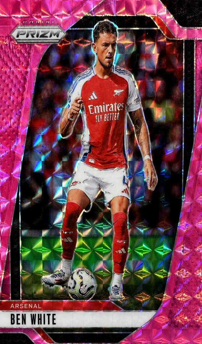 2024 Panini Prizm Premier League Ben White [Green Breakaway] #28 card