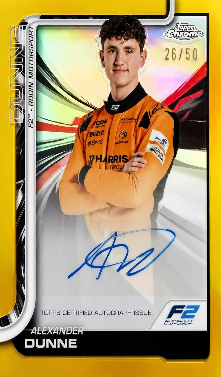 2025 Alexander Dunne [Gold Refractor] #CAC-DUN