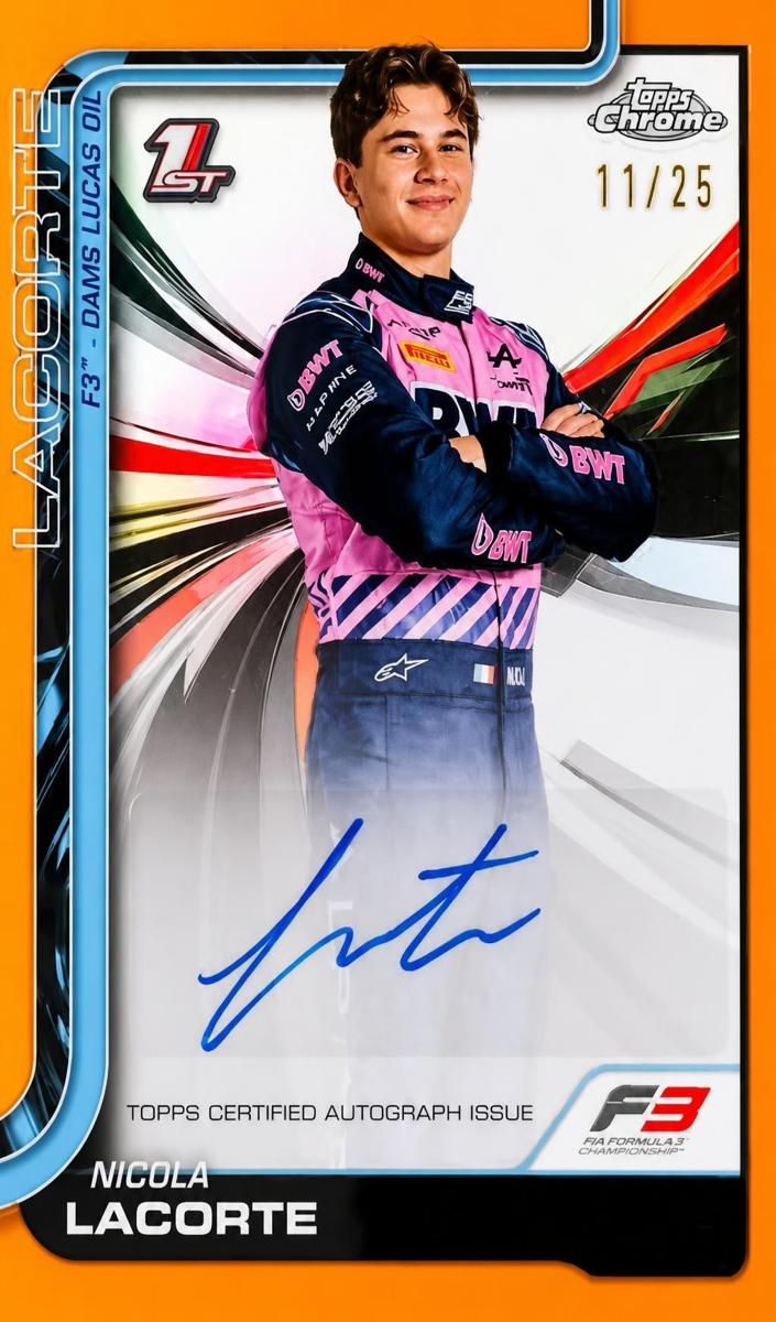 2025 Nicola Lacorte [Orange Refractor] #CAC-LAC