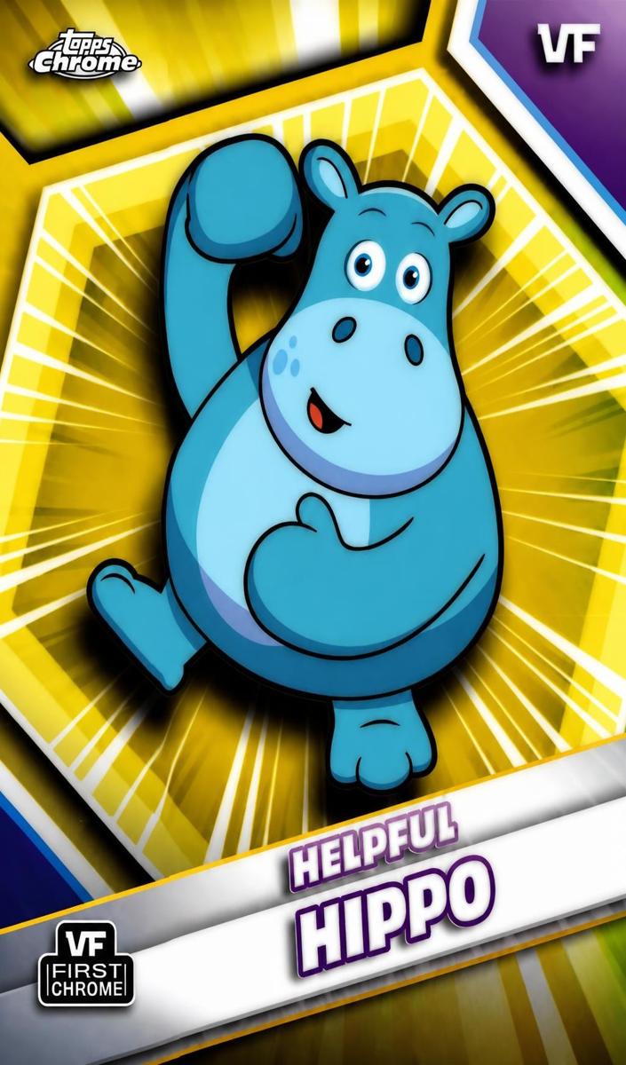 2026 Helpful Hippo [Yellow Refractor] #94