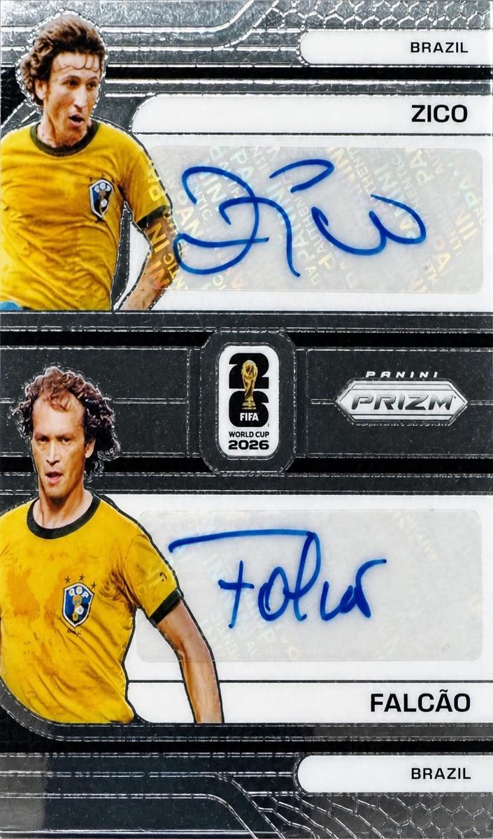 2026 Panini Prizm FIFA World Cup Falcao / Zico #DS-ZF card
