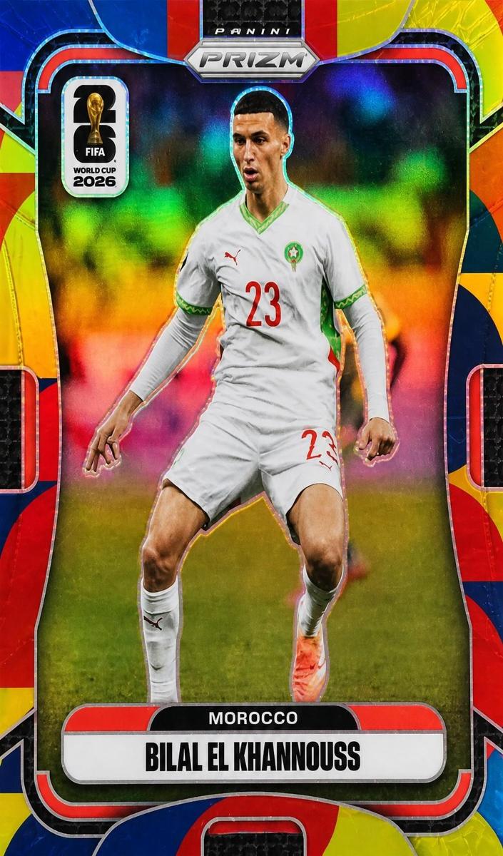 2026 Panini Prizm FIFA World Cup Bilal El Khannouss #294 card