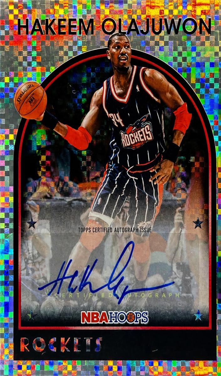 2025 Hakeem Olajuwon [Pixel Burst Red] #89S-HO