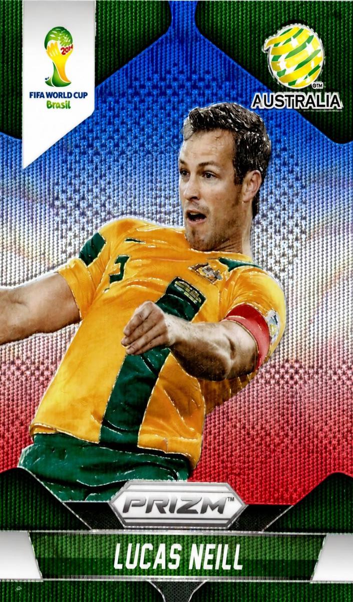 2014 Lucas Neill [Blue and Red Wave] #15