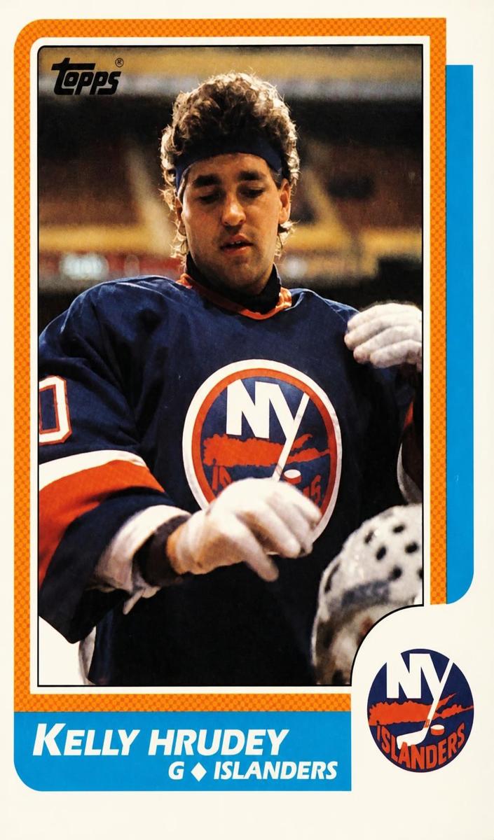 1986 Topps Kelly Hrudey #27 card