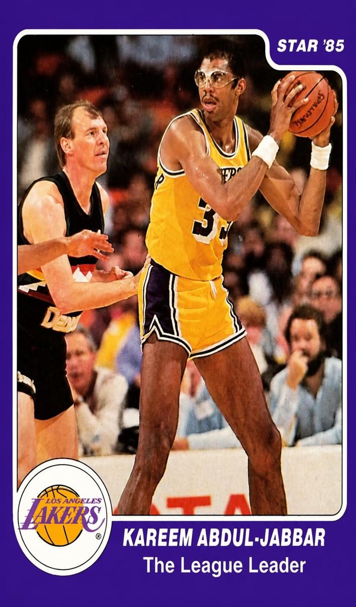 1985 Kareem Abdul-Jabbar [League Leader] #15