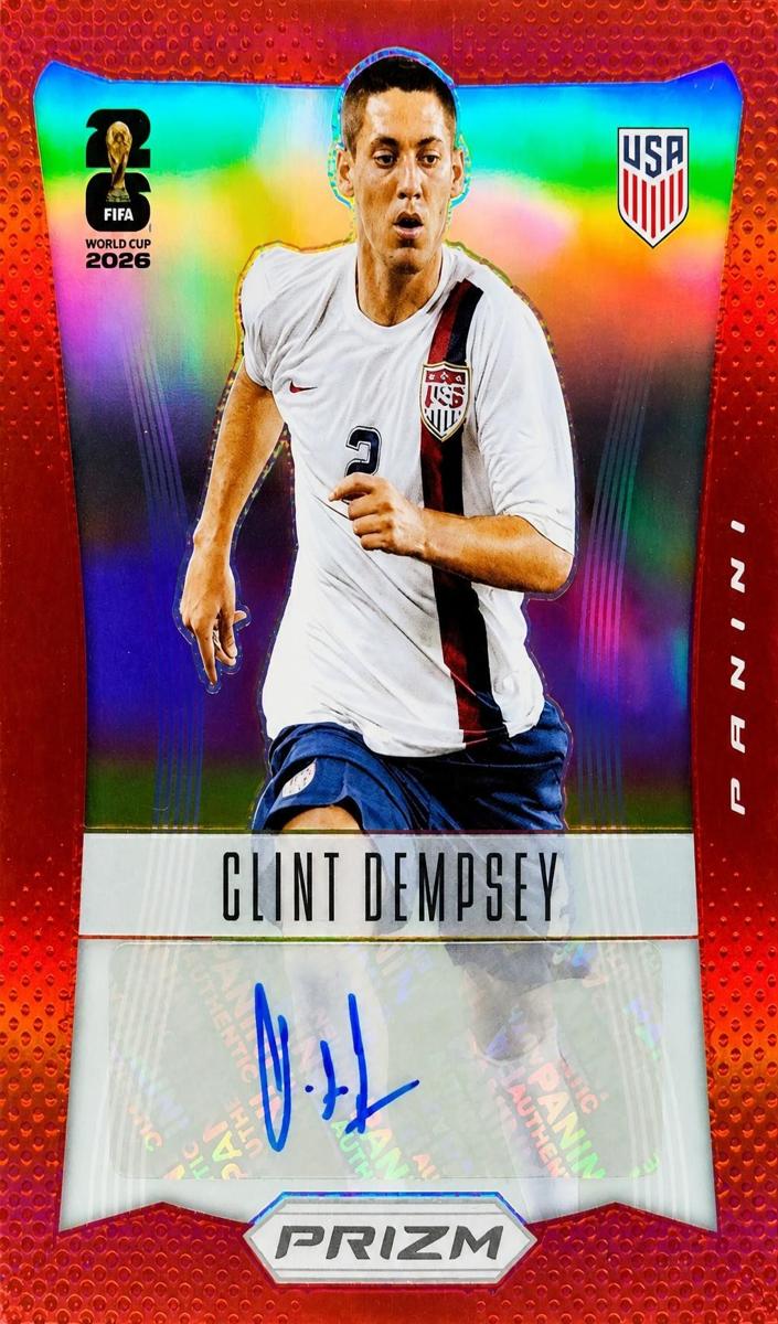 2026 Panini Prizm FIFA World Cup Clint Dempsey [Red] #12-CD card