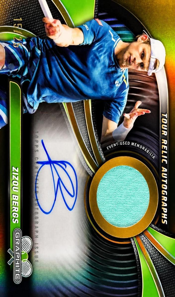 2024 Topps Graphite Zizou Bergs #TRA-ZBS card