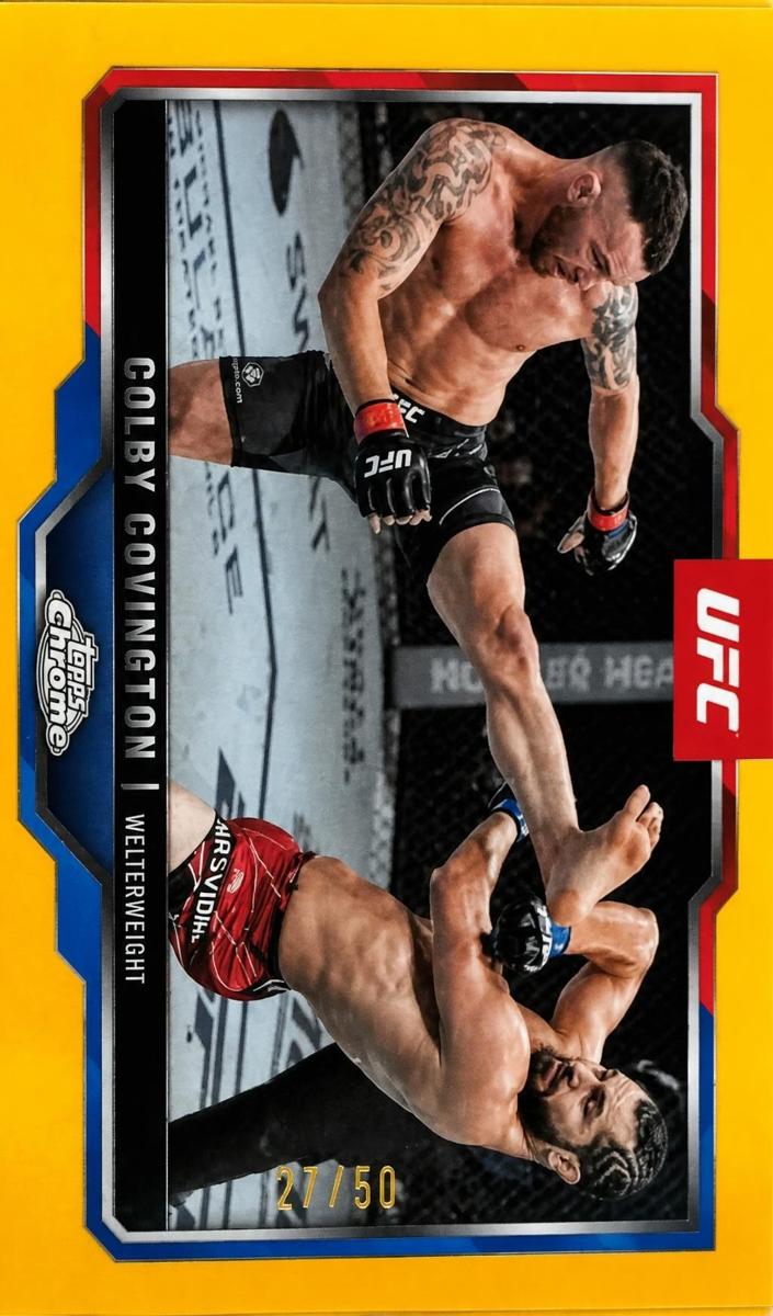 2025 Colby Covington [Gold Refractor] #154