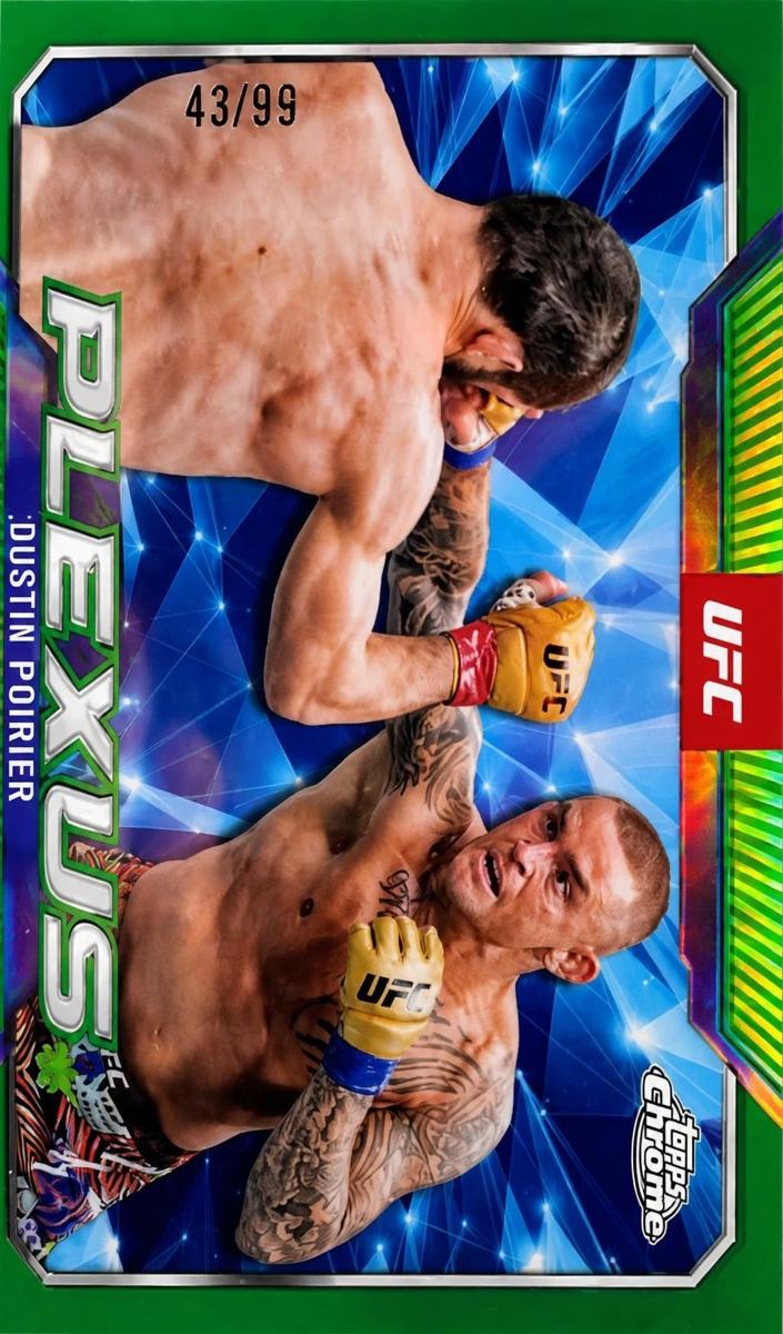 2025 Dustin Poirier [Red Refractor] #PLX-15