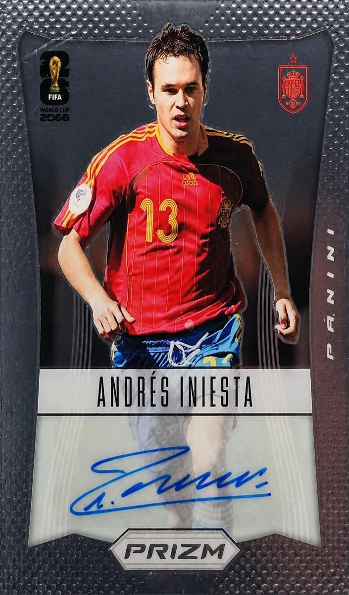 2026 Panini Prizm FIFA World Cup Andres Iniesta [Gold] #12-AI card