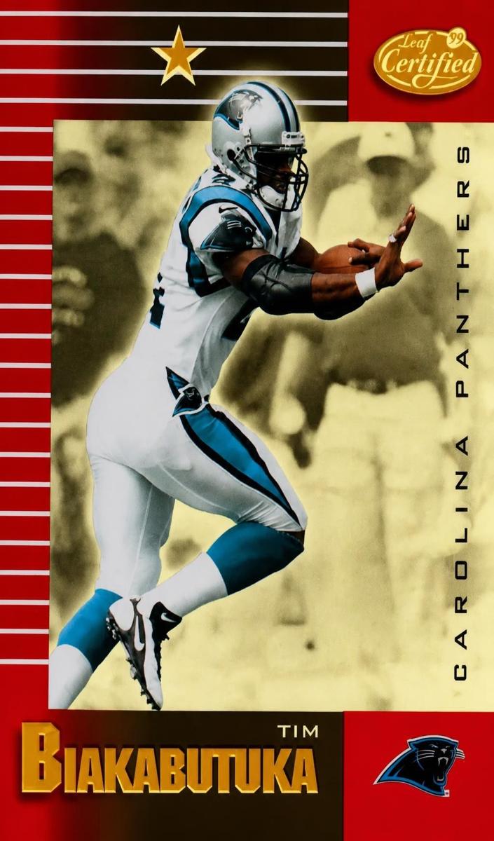 1999 Tim Biakabutuka [Mirror Red] #14