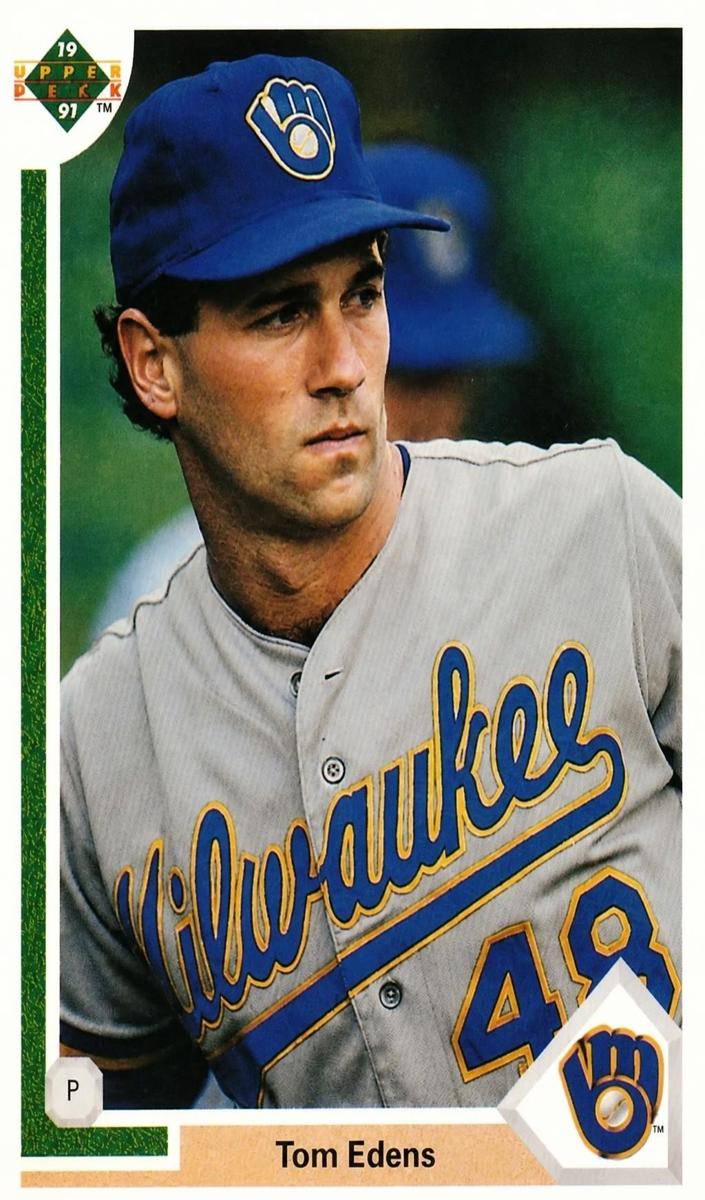 1991 Upper Deck Tom Edens #616 card