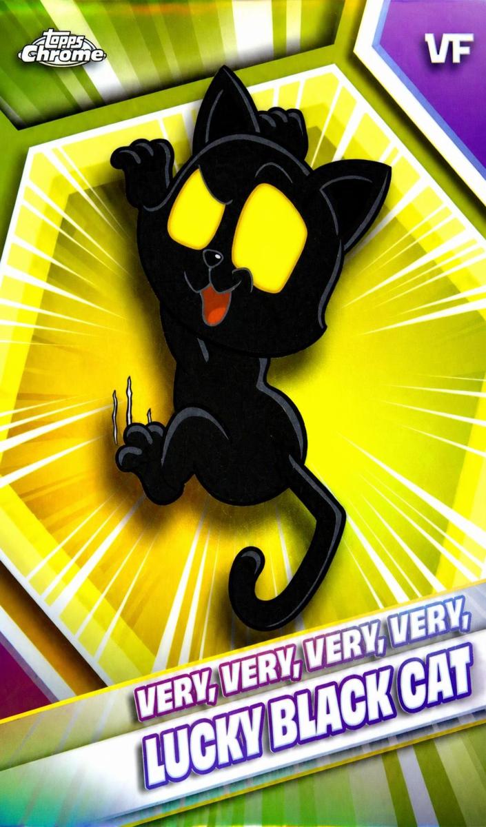 2026 Very, Very, Very, Very, Lucky Black Cat [Yellow Refractor] #55