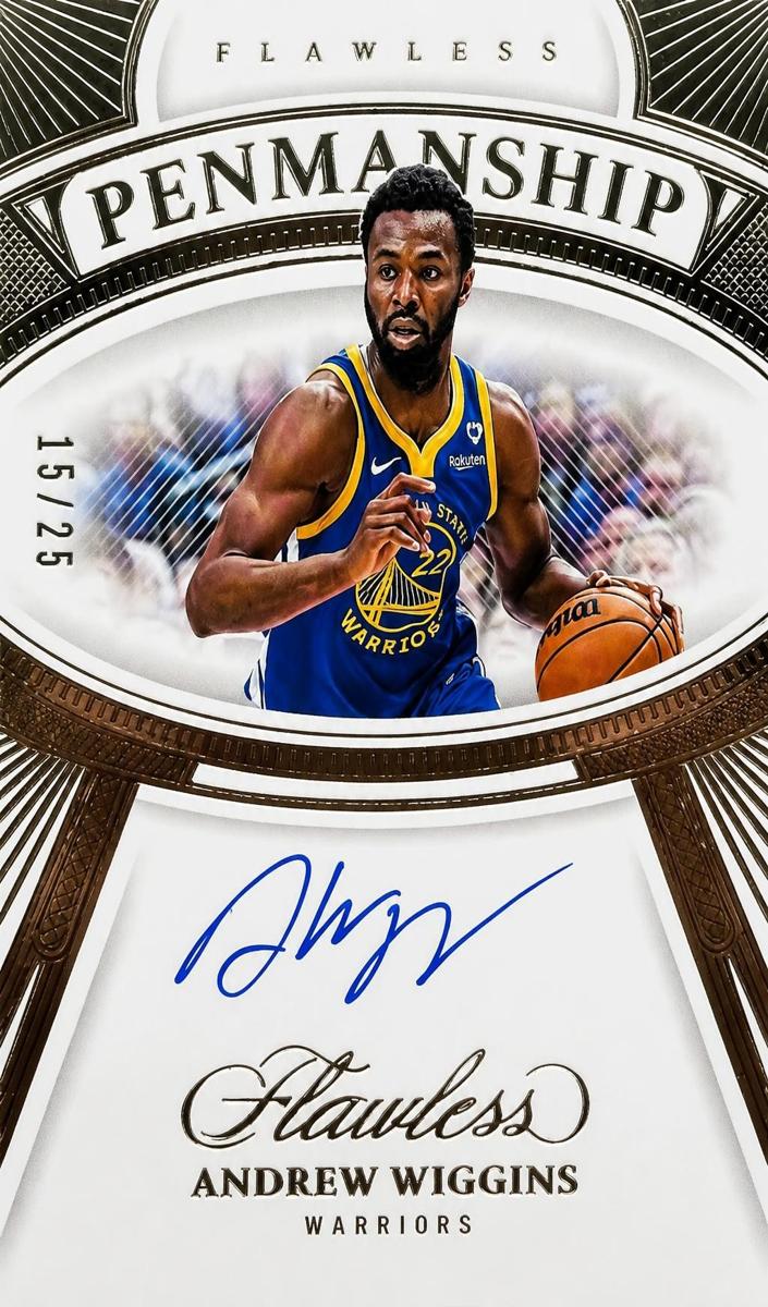 2023 Panini Flawless Andrew Wiggins #FPS-AWG card