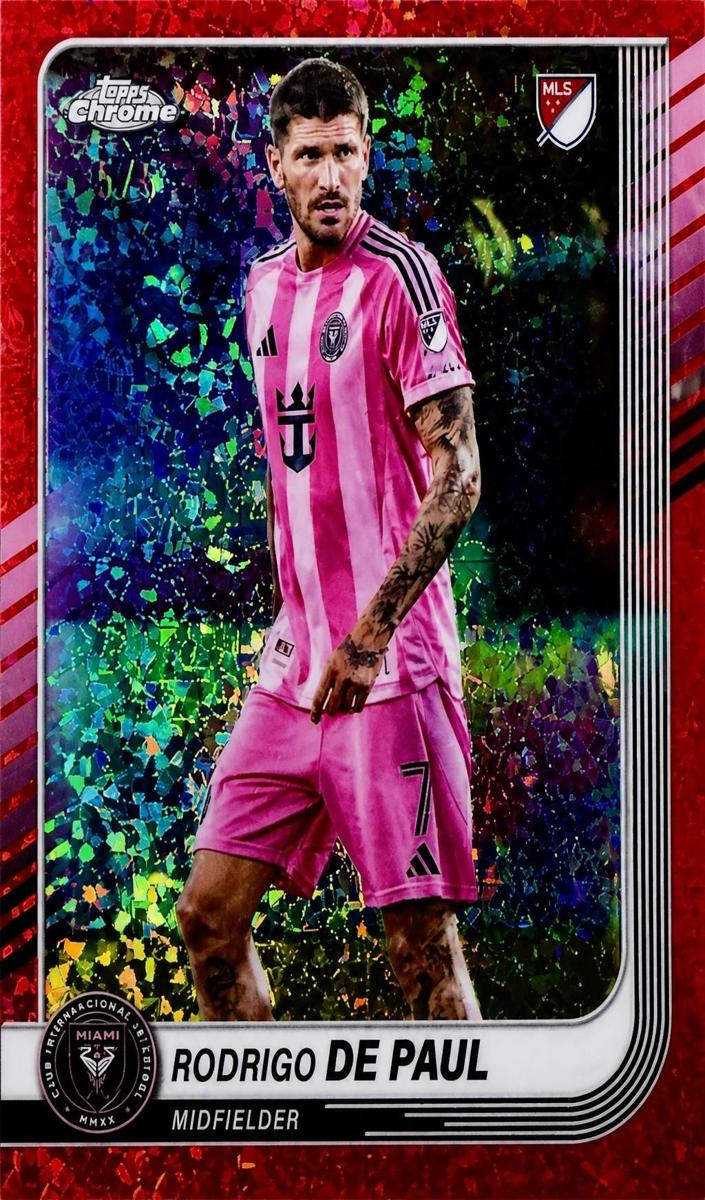 2025 Rodrigo De Paul [Red Mini-Diamonds Refractor] #134