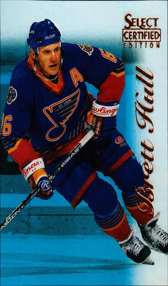 1996 Brett Hull [Mirror Blue] #19