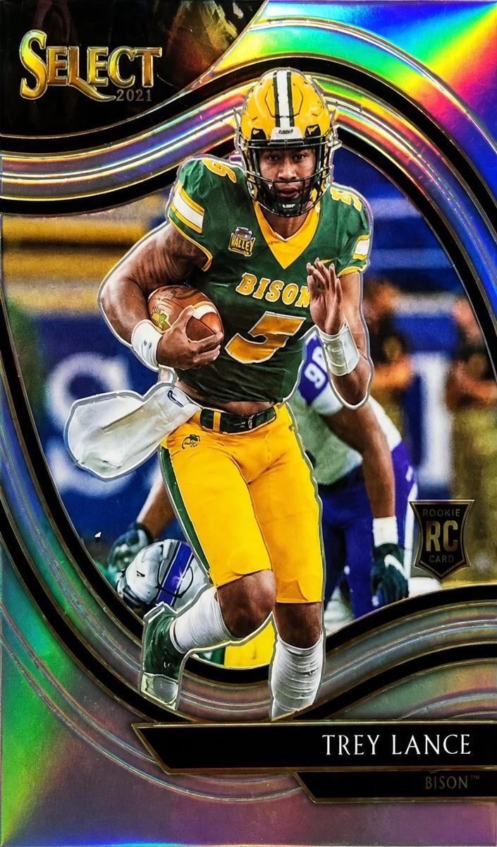 2021 Panini Chronicles Draft Picks Trey Lance [Silver Prizm ] #260 card
