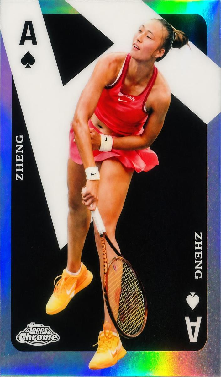 2024 Topps Chrome Aces Qinwen Zheng #CAS-QZ card