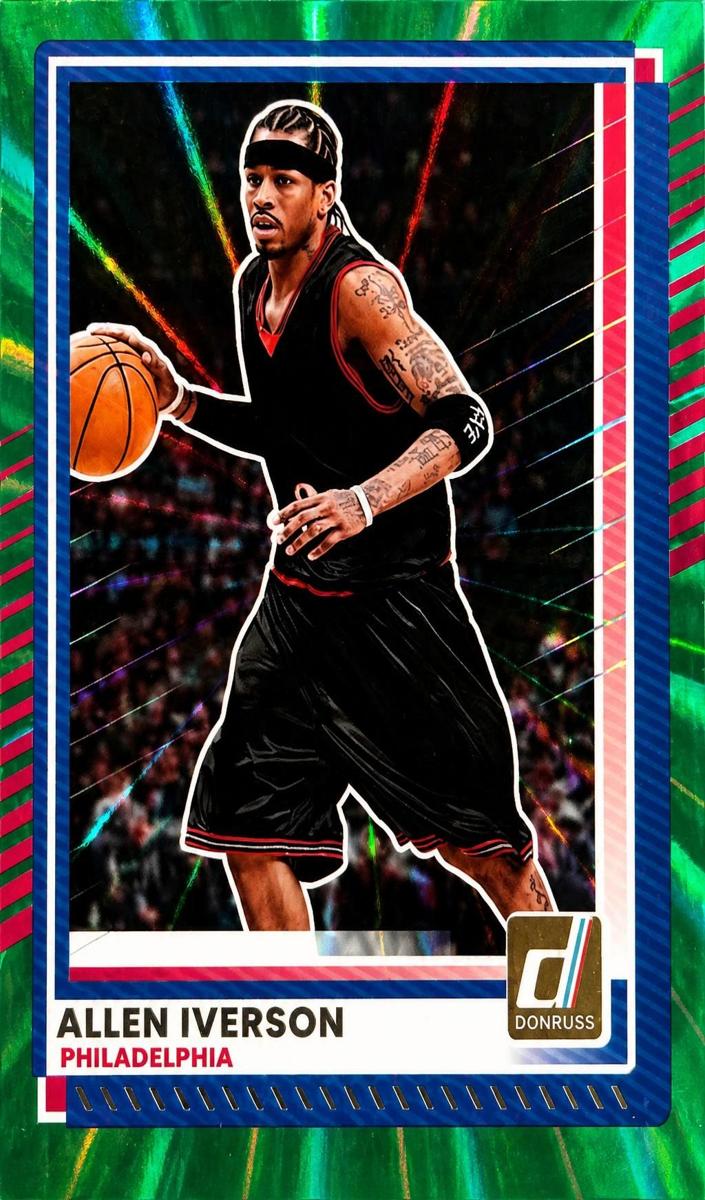 Allen Iverson 2025-26 Donruss Basketball card