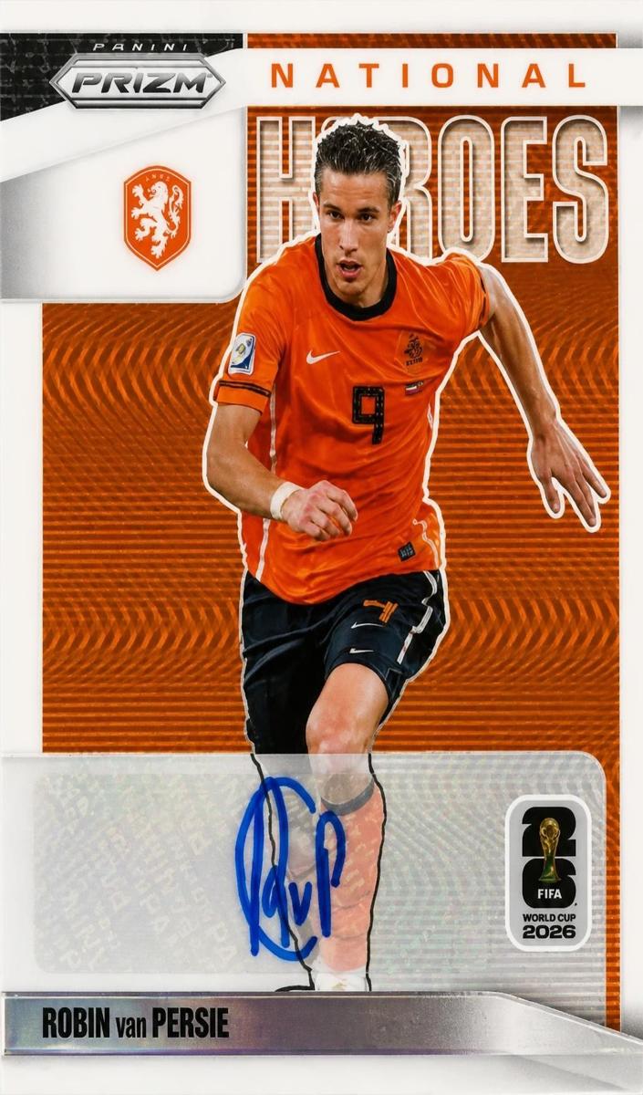 2026 Panini Prizm FIFA World Cup Robin van Persie #NH-RVP card
