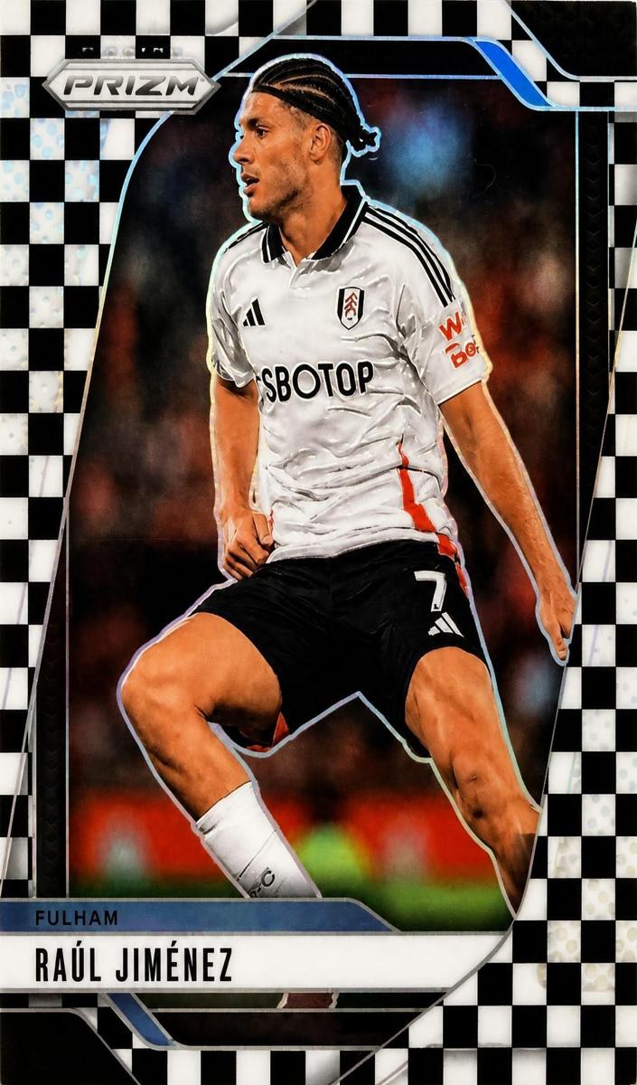 2024 Panini Prizm Premier League Raul Jimenez [Black and White Checker] #207 card