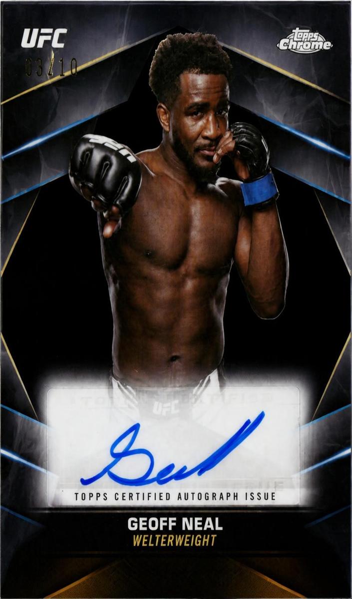 2024 Geoff Neal [Orange Refractor] #CVA-GNE