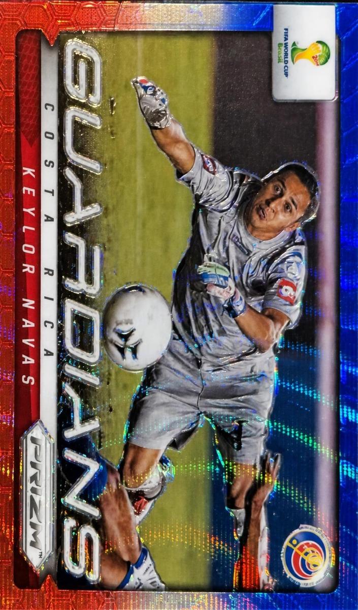 2014 Keylor Navas [Blue & Red Blue Wave] #8