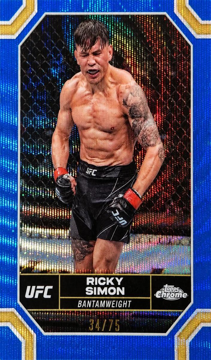 2024 Ricky Simon [Blue Wave Refractor] #163