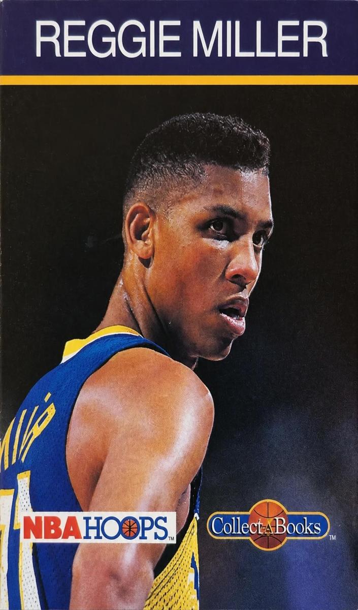 1990 Hoops Collect-A-Books Reggie Miller #NNO card