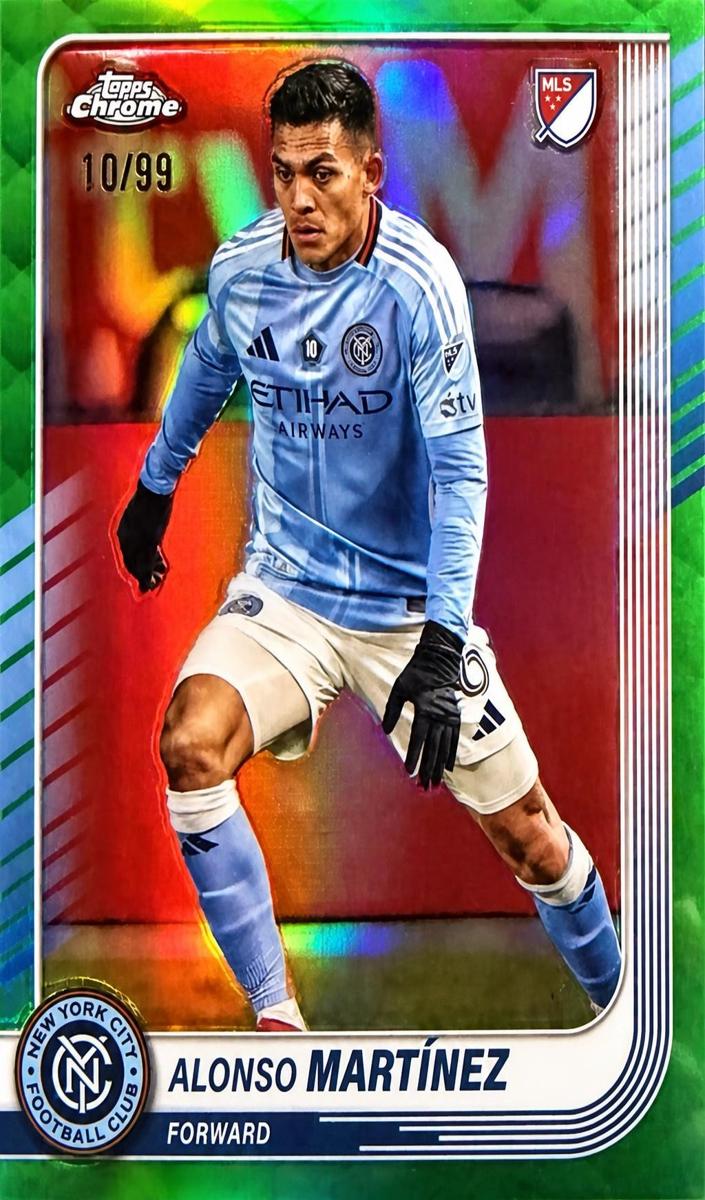 2025 Alonso Martinez [Green Refractor] #85