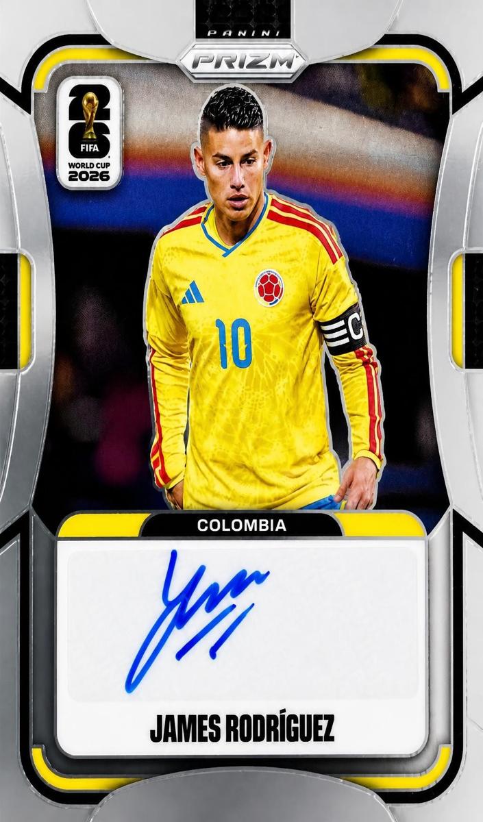 2026 Panini Prizm FIFA World Cup James Rodriguez #S-JR card